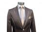 Preview: Schmale Krawatten Slim 6 cm mit Einstecktuch