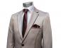 Preview: Schmale Krawatten Slim 6 cm mit Einstecktuch