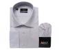 Preview: Slim-fit Herren Hemd Langarm mit Einstecktuch