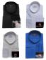 Preview: Stehkragen Mao Herren Hemd Langarm Slim-fit