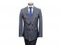 Preview: Zweireiher Herren Anzug Blau Vintage Slim Fit