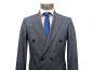 Preview: Zweireiher Herren Anzug Blau Vintage Slim Fit