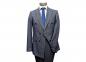 Preview: Zweireiher Herren Anzug Blau Vintage Slim Fit