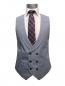 Preview: Karierte Anzug Slim-Fit Glencheck mit Weste