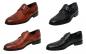 Preview: Herren Monk Strap Schnallenschuhe Leder