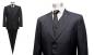 Preview: günstige Herren Anzug Schwarz mit Weste