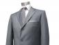 Preview: Modern Fit 3-Knopf Herren Anzug Grau