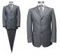Preview: Modern Fit 3-Knopf Herren Anzug Grau