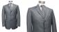 Preview: Modern Fit 3-Knopf Herren Anzug Grau