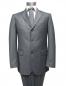 Preview: Modern Fit 3-Knopf Herren Anzug Grau