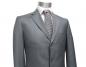 Preview: Modern Fit 3-Knopf Herren Anzug Grau