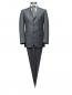 Preview: Modern Fit 3-Knopf Herren Anzug Grau