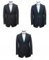Preview: Herren Streifen Slim-fit Anzug