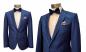 Preview: Slim Fit Herren Anzug mit Weste und Fliege