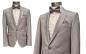 Preview: Slim Fit Herren Anzug mit Weste und Fliege