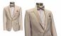 Preview: Slim Fit Herren Anzug mit Weste und Fliege