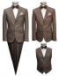 Preview: Herrenanzug mit Weste und Fliege Elegant
