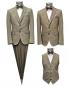 Preview: Herrenanzug mit Weste und Fliege Elegant