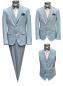 Preview: Herrenanzug mit Weste und Fliege Elegant