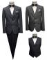 Preview: Herrenanzug mit Weste und Fliege Elegant