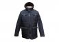 Preview: Herren Steppjacke Parka mit Kapuze