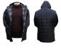 Preview: Herren Steppjacke Parka mit Kapuze