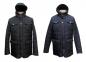 Preview: Herren Steppjacke Parka mit Kapuze
