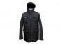Preview: Herren Steppjacke Parka mit Kapuze