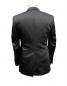 Preview: Herren Slim-fit Hochzeitsanzug Event Schwarz Glänzend