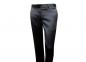Preview: Glanz Herrenhose Schwarz ohne Bundfalte