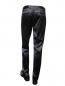 Preview: Glanz Herrenhose Schwarz ohne Bundfalte