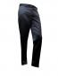 Preview: Glanz Herrenhose Schwarz ohne Bundfalte