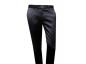 Preview: Glanz Herrenhose Schwarz ohne Bundfalte