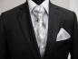 Preview: Plastron (Krawatte) mit Einstecktuch