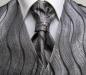 Preview: Plastron (Krawatte) mit Einstecktuch