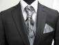 Preview: Plastron (Krawatte) mit Einstecktuch