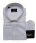 Preview: Fischgrät Slim-fit Herren Hemd Langarm