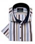 Preview: Kurz Arm Slim-fit Herren Hemd