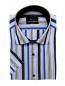 Preview: Kurz Arm Slim-fit Herren Hemd