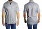 Preview: Herren streifen Slim fit Hemd Kurzarm