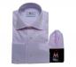 Preview: gestreiftes Herren Hemd Slim-fit Lang Arm