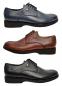 Preview: Herren Leder Schuhe Bequem Runde Form