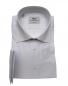 Preview: Extra Langarm Hemd Slim-fit Schattenstreifen