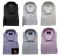 Preview: Extra Langarm Hemd Slim-fit Schattenstreifen