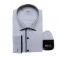 Preview: Moderne Slim Fit Herrenhemd Langarm