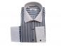 Preview: Winchester Kragen Hemd gestreift Slim Fit Langarm