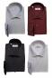 Preview: Herren Hemd gemustert Langarm Regular Fit