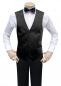 Preview: Herren Hochzeitsweste mit Blaue Fliege Slim Fit