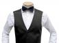 Preview: Herren Hochzeitsweste mit Blaue Fliege Slim Fit