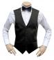 Preview: Herren Hochzeitsweste mit Blaue Fliege Slim Fit